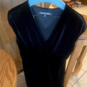 Dressy Black Velvet Cocktail Dress